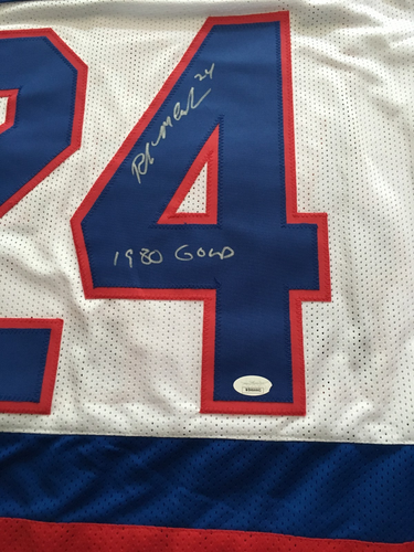 ROB MCCLANAHAN AUTOGRAPHED 1980 OLYMPIC JERSEY J.S.A. AUTHENTICATED - Picture 11 of 14
