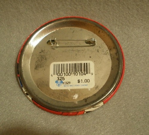 VINTAGE DISNEY 101 DALMATIONS STATEMENT PIN BUTTON ~ 3" ~ ORIGINAL ETIKETT ~ 325 ~ M1329 - Bild 2 von 2