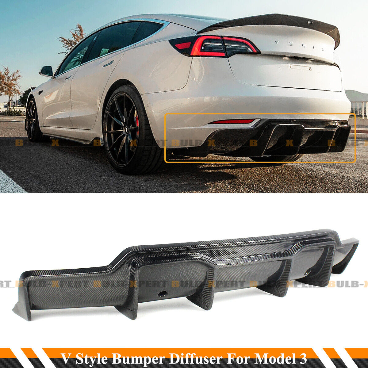 Rear Bumper Kit | TESLA MODEL S 2017 Rear Bumper Kit | TESLA MODEL S 2017