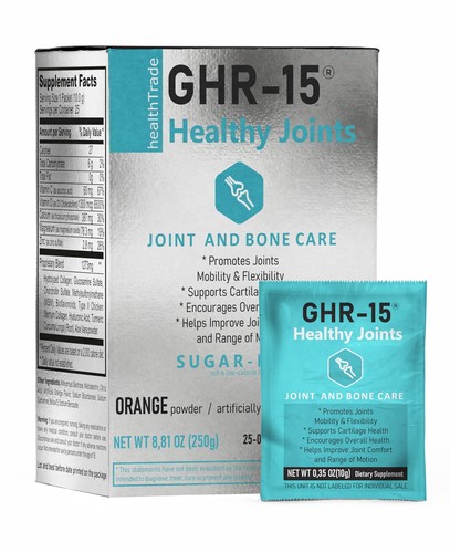 GHR-15 ARTICULACIONES SALUDABLES Péptidos de Colágeno Colágeno Tipos I y II Glucosamina Cho...