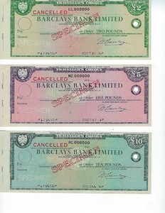 BARCLAYS-BANK-LIMITED-SPECIMEN-SET-TRAVELERS-CHECKS-OLDER-SET-NICE-MINT