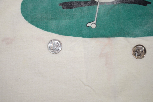 Penguin T-Shirt VTG Grand Slam Munsingwear Size L/XL 80s Penguins Putting Green - Picture 6 of 10