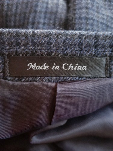 Blazer Abrigo Deportivo 48L Ralph Lauren Azul Marrón Diente Cuadros Lana Tweed Chaqueta Nuevo sin Etiquetas - Imagen 4 de 7