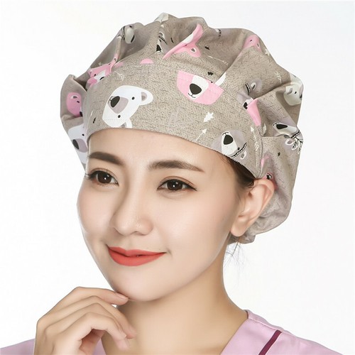 Women Men Adjustable Bouffant Scrub Cap Hat Hat/Cap Elastic Cord Breathable new - Picture 185 of 189