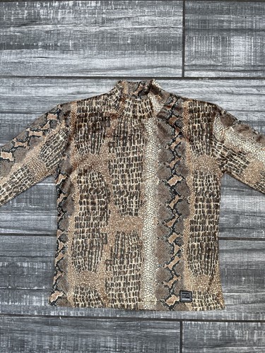 Vintage GIANNI VERSACE Snake Sweatshirt Shirt size small - Picture 2 of 14