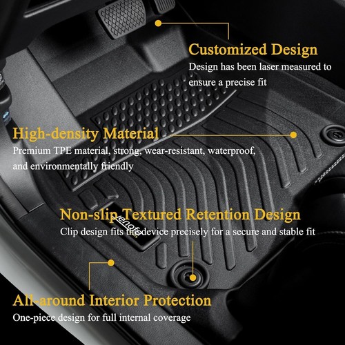 Fit 19-25 BMW 3Series 330e/330i xDrive 330e 330i 320i Custom Floor Mats Liners - Picture 2 of 6