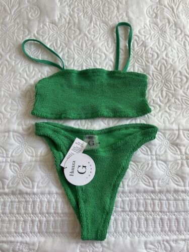 Hunza  G Bikini 💚 - Brand New- 2 Piece- One size - Picture 1 of 3