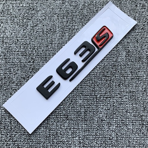 E63s Flat Letters Trunk Emblem Badge For Mercedes E63 AMG S Sticker W213/ - Foto 2 di 4