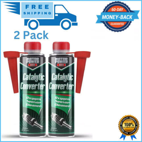 2X Cans Catalytic Converter Cleaner, Oxygen sensor cleaner, pass emissions, fuel