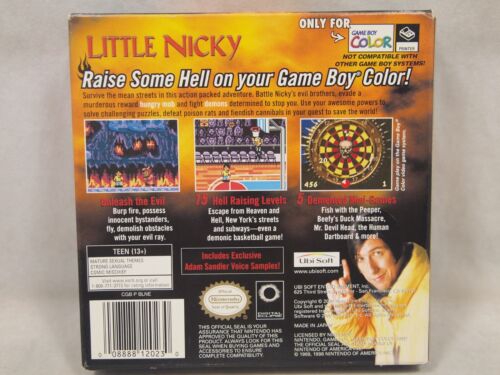 Little Nicky (couleur Game Boy | GBC) officiel BOITE AUTHENTIQUE SEULEMENT