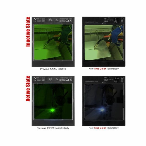 Lésoleil Large View Area True Color Solar Welder Helmet Auto-Darkening Welders L - Picture 5 of 12
