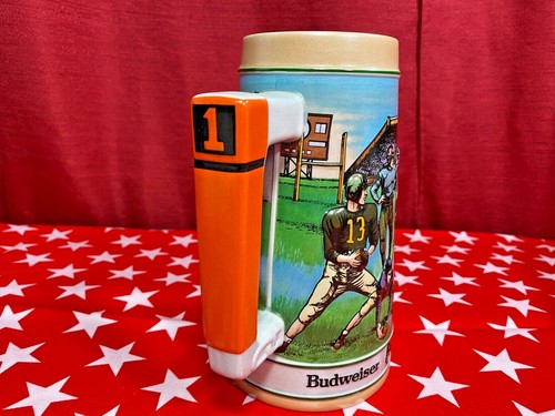 Budweiser Gridiron Legacy 1990 Football Stein Beer Mug - Picture 2 of 3