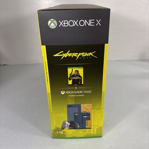 🔥SEALED🔥MICROSOFT XBOX ONE X CYBERPUNK 2077 LIMITED EDITION CONSOLE 1TB - Picture 8 of 16