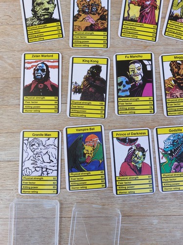 Top Trumps Horror Devil Priest & Dracula Original Rare 1970s Vintage - COMPLETE - Picture 10 of 19