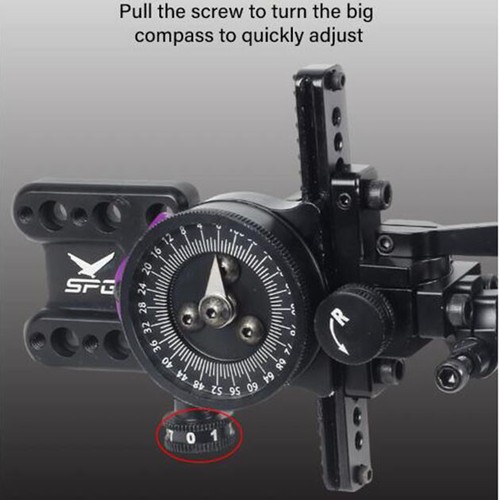 Compound Bow Wrapped Archery Bow Sight Micro Sight Pointer Scope Magnified lens - Picture 12 of 16