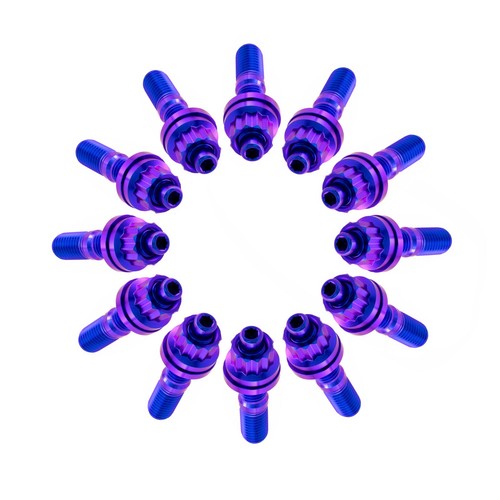 Titanium Exhaust Manifold Stud Kit for Honda M8/M10 Bolt Intake Stud Kits 12PCS - Picture 16 of 95