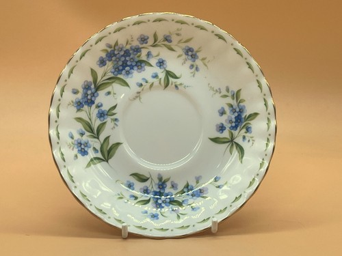 Royal Albert Flower of the Month Series July Forget-Me-Not tea cup & saucer duo. - Picture 6 of 10