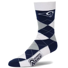 Los Angeles Rams Argyle Dress/Casual Socks OSFM