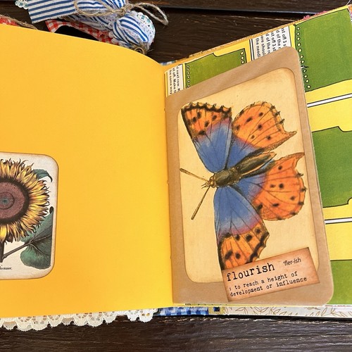 The Little Engine That Could Little Golden Book Handmade Decorated Junk Journal - Picture 19 of 22
