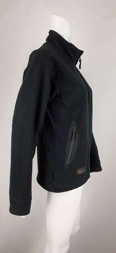 Scott Jacket womens medium black ski active hiking midweight zip front fleece - Picture 8 of 12