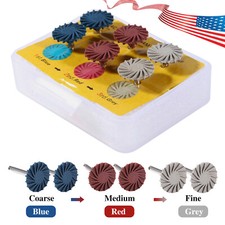 6pcs Dental Composite Polishing Diamond System RA Disc 14mm Wheel kit SANDENT US