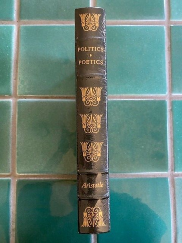 Easton Press POLITICS & POETICS by Aristotle Collector's leather HC new sealed - Imagen 2 de 4