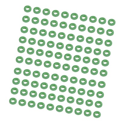 Castrating Bands Elastrator Rings 100ct Green Donuts Calves Goats Sheep Lamb