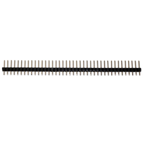 Single Row 40 pin Header Thru Hole Straight 2.54mm Breakable US SHIP 5PCS - Picture 2 of 2