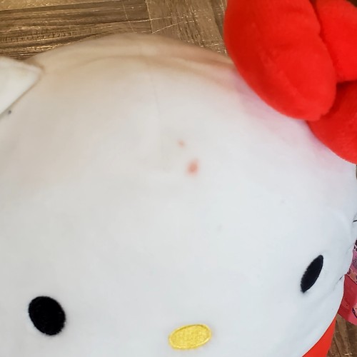 Squishmallows rot Hello Kitty Sanrio Squad 10 Zoll Plüsch Kellytoy ***Unvollkommen*** - Bild 7 von 7