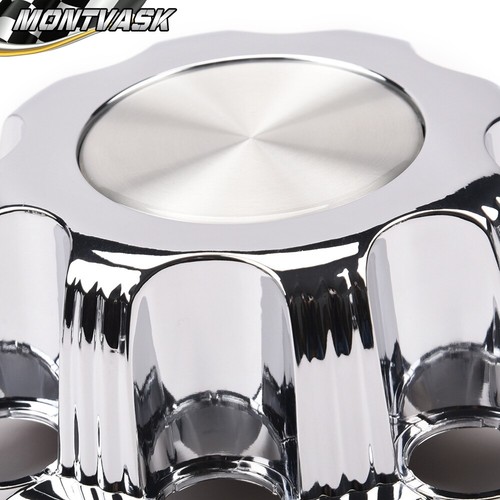 New Fit For GMC Sierra Yukon 1500 2500 3500 16" Wheel Center Caps Silver 8 Lug - Picture 10 of 12