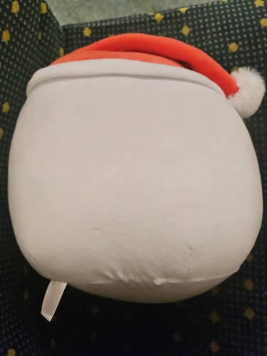 TY FLURRY SNOWMAN The Squish-A-Boos Collection Soft Toy Plush Cushion 7" New - Picture 2 of 3