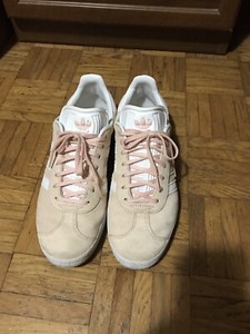 adidas gazelle rosa indossate