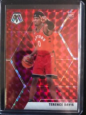 Terence Davis RC Mosaic Red Panini Mosaic 2019-20