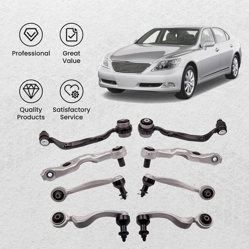 8pcs Suspension Front Upper & Lower Control Arm Kit For Lexus LS460