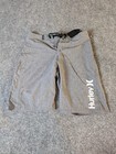 Hurley Boys Shorts Size 16 Grey New (16/28)  NWT