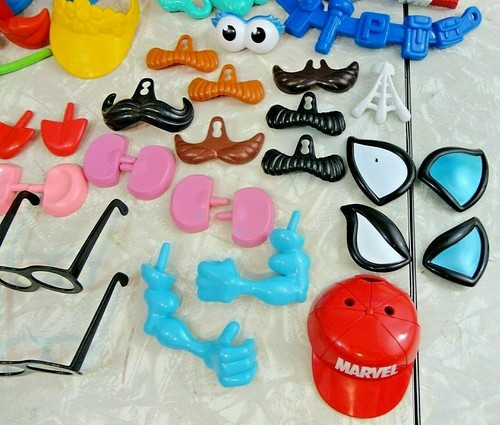 ENORME CABEZA DE PATATA MR/MRS de 172 piezas Playkool *VINTAGE-MODERNO* TONELADAS de accesorios - Imagen 3 de 9