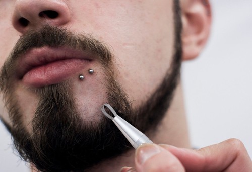 Stift Rasierer Haarstyling Augenbrauen Bart Gravur Stift Salon +10 Klingen+Pinzette - Bild 6 von 6