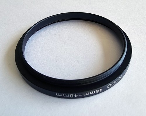 STEP UP ADAPTER 46MM-48MM STEPPING RING 46MM TO 48MM 46-48 FILTER ADAPTER - Picture 2 of 3
