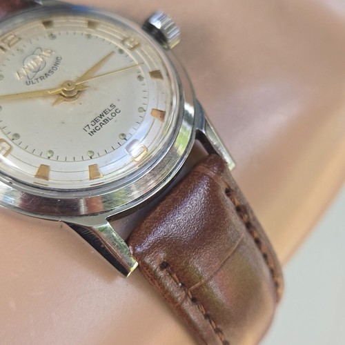 Reloj de cuerda manual vintage ENICAR ULTRASONIC para hombre AR-980 17Jewels suizo años 60 - Imagen 6 de 14