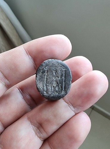 Antiker byzantinischer Silberring  - Bild 6 von 7