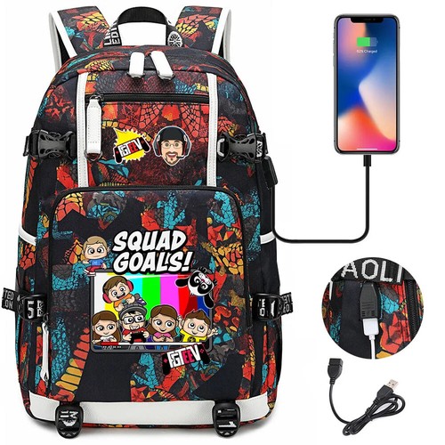 Mochila Ftev Bolso Escolar Multifunción USB Bolsa de Carga Laptop Mochila - Imagen 56 de 56