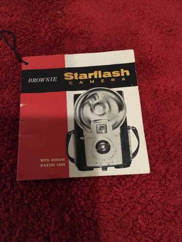 Kodak Brownie Starflash Outfit fotocamera 24 TW bianca non testata scatola originale - Foto 5 di 7