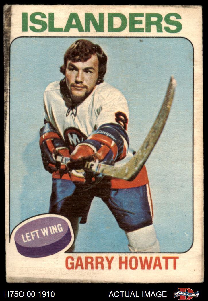 1975 O-Pee-Chee NHL #54 Garry Howatt Islanders AUTHENTIC