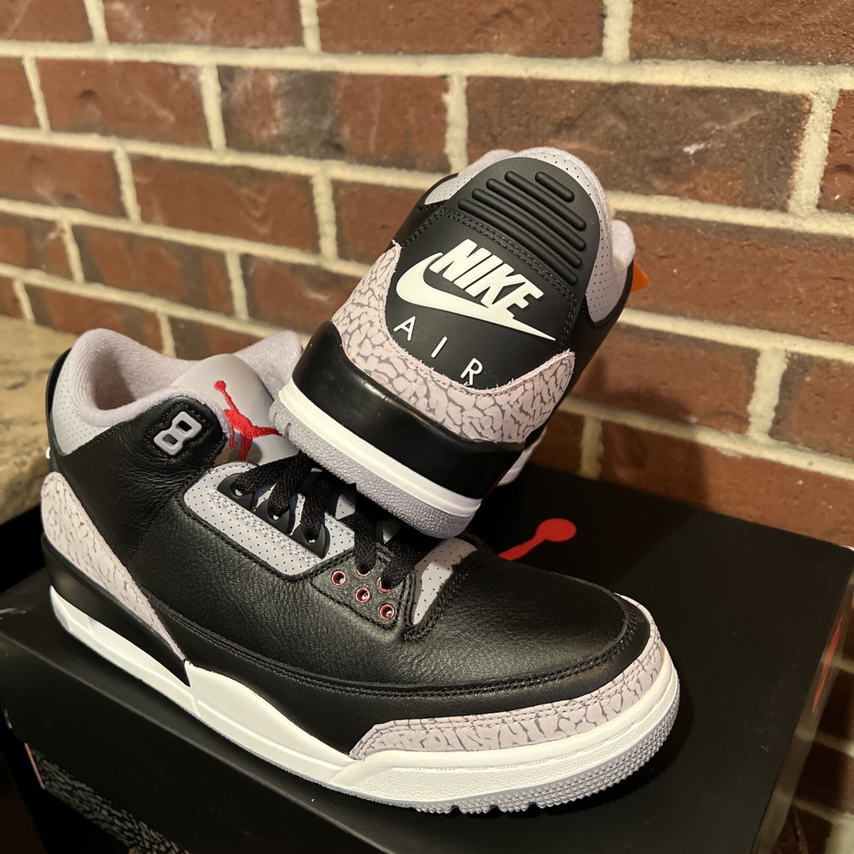 Nike Air Jordan 3 Retro OG Black Cement 2024 Men's Size 11