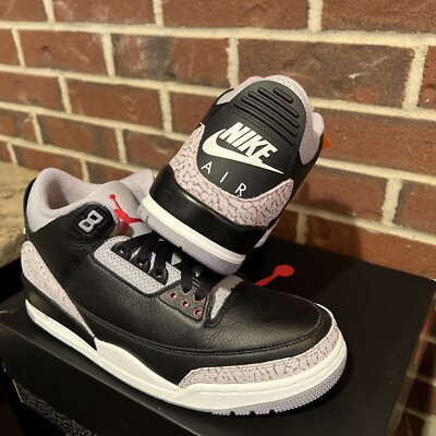 Nike Air Jordan 3 Retro OG Black Cement 2024 Men's Size 11