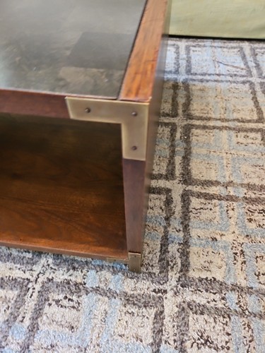 Rare Vtg Mid Century Modern Apartment Coffee Table Lane Acclaim 2 tier - Picture 16 of 16