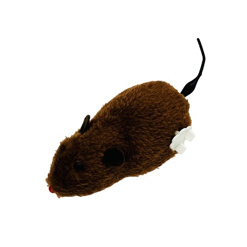 2pcs Wind Up Mouse Clockwork Cat Kitten Play Joke Mice Rat Fun Furry Toy - Picture 12 of 13