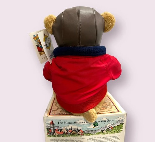 Lands End Explorer Bears BEARON VON OOPS Gund Teddy Bear Plush Aviator Vtg 1997 - Picture 7 of 18