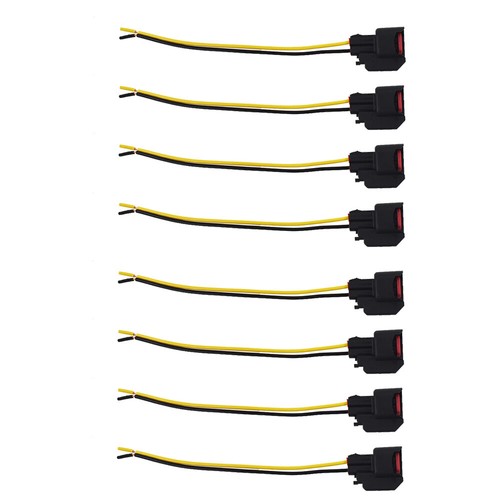 8Pcs Fuel Injector Connector Pigtail Wire Fit For Lincoln MKZ Ford Ranger Dodge - Picture 3 of 7