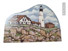 Portland Head Light Lighthouse Primrose Path Wooden Ledge Doorway Art